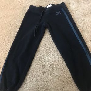 Navy Blue Gilly Hicks cropped sweatpants